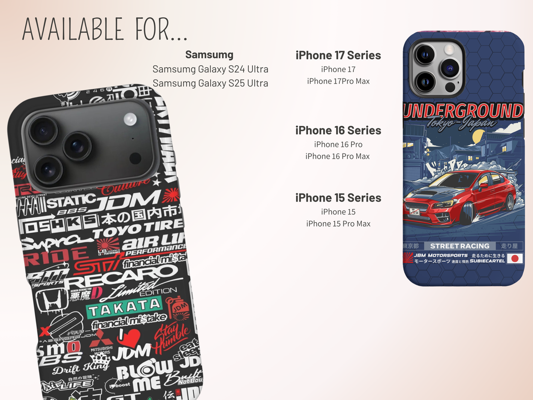 JDM Phone Case Collection