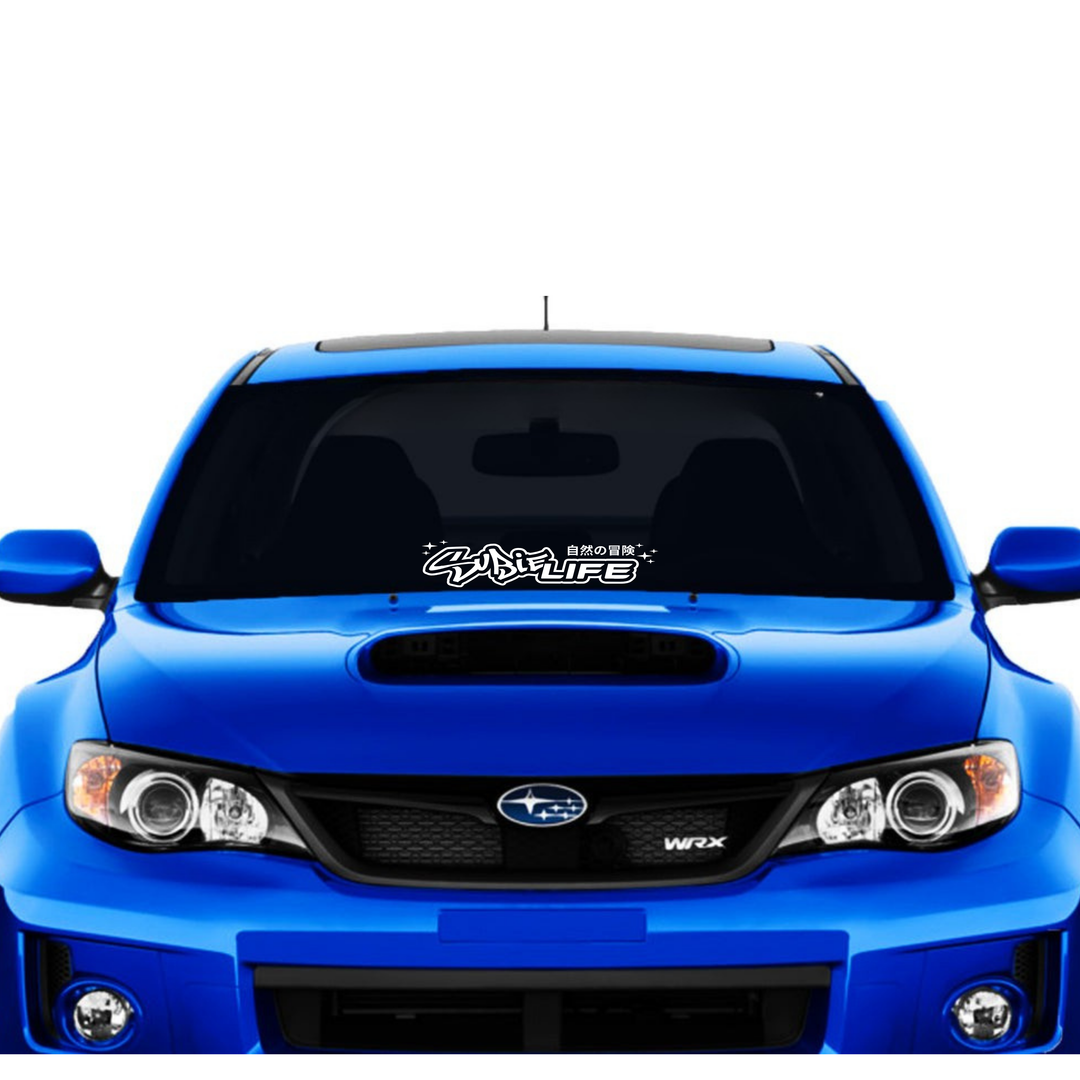 Subie Life Windshield Decal| JDM Window Vinyl Decal