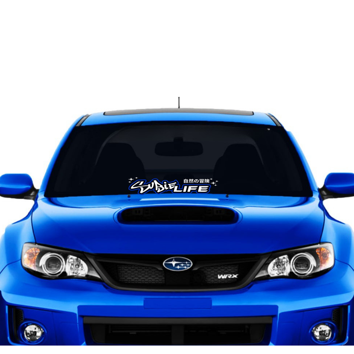 Subie Life Windshield Decal| JDM Window Vinyl Decal