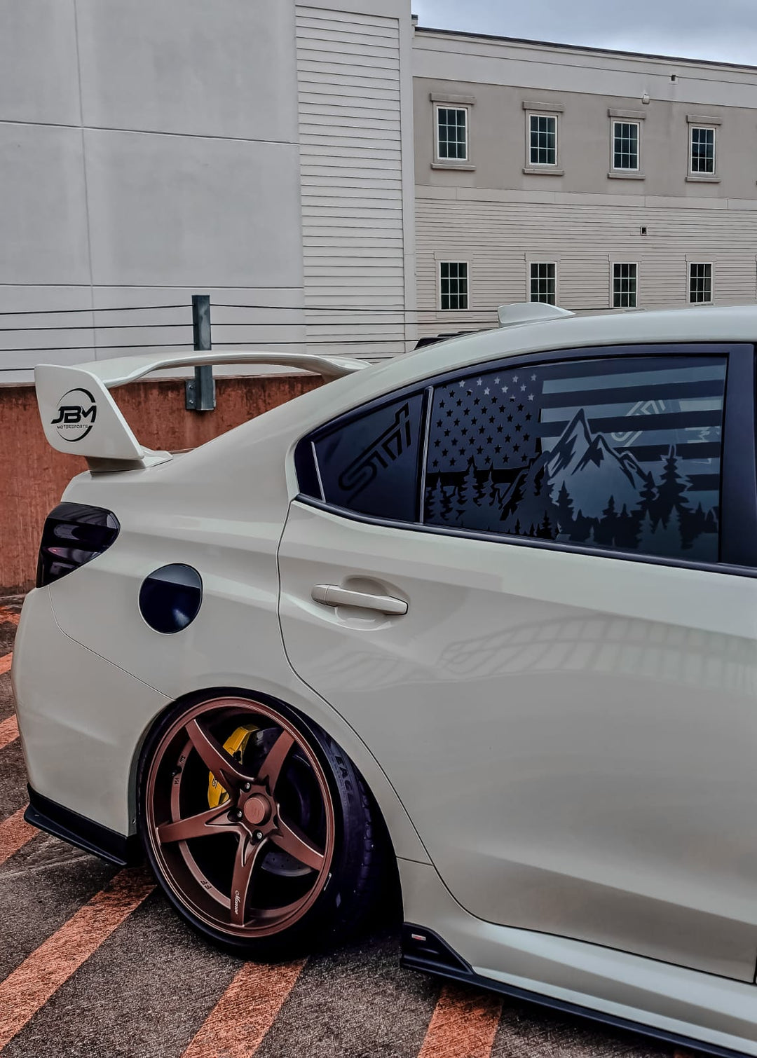 Rear Quarter Window Decal | 2PC | Wrx - Sti