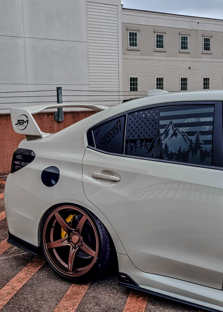 Rear Quarter Window Decal | 2PC | Wrx - Sti