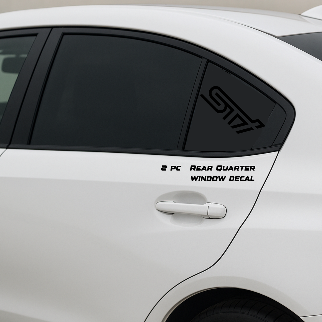 Rear Quarter Window Decal | 2PC | Wrx - Sti