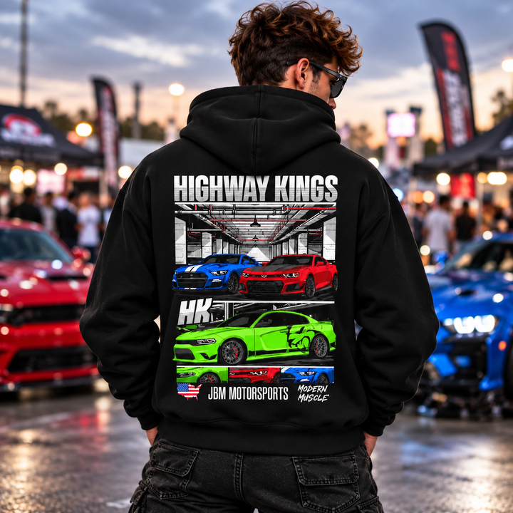 Highway kings Muscle Hoodie