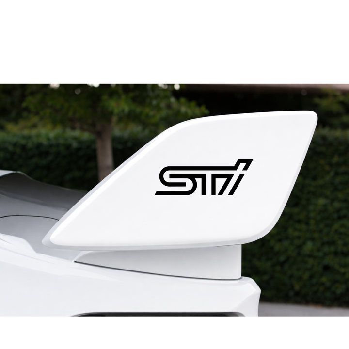 Performance Rear Spoiler Wing Side Overlay Decal Set – Pair (2pc) | Wrx - Sti