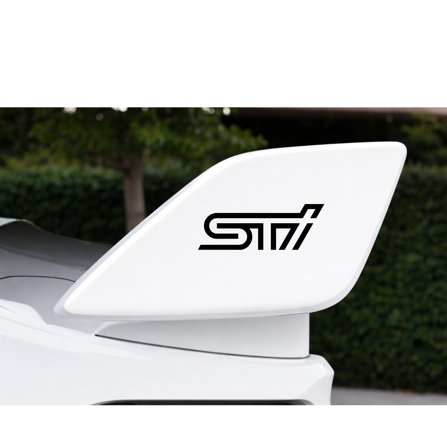 Turnwald Rear Spoiler Sticker Performance Rear Spoiler Wing Side Overlay Decal Set – Pair (2pc) | Wr ...
