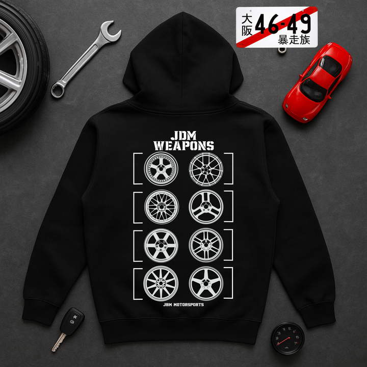 JDM Wheels Collection Hoodie