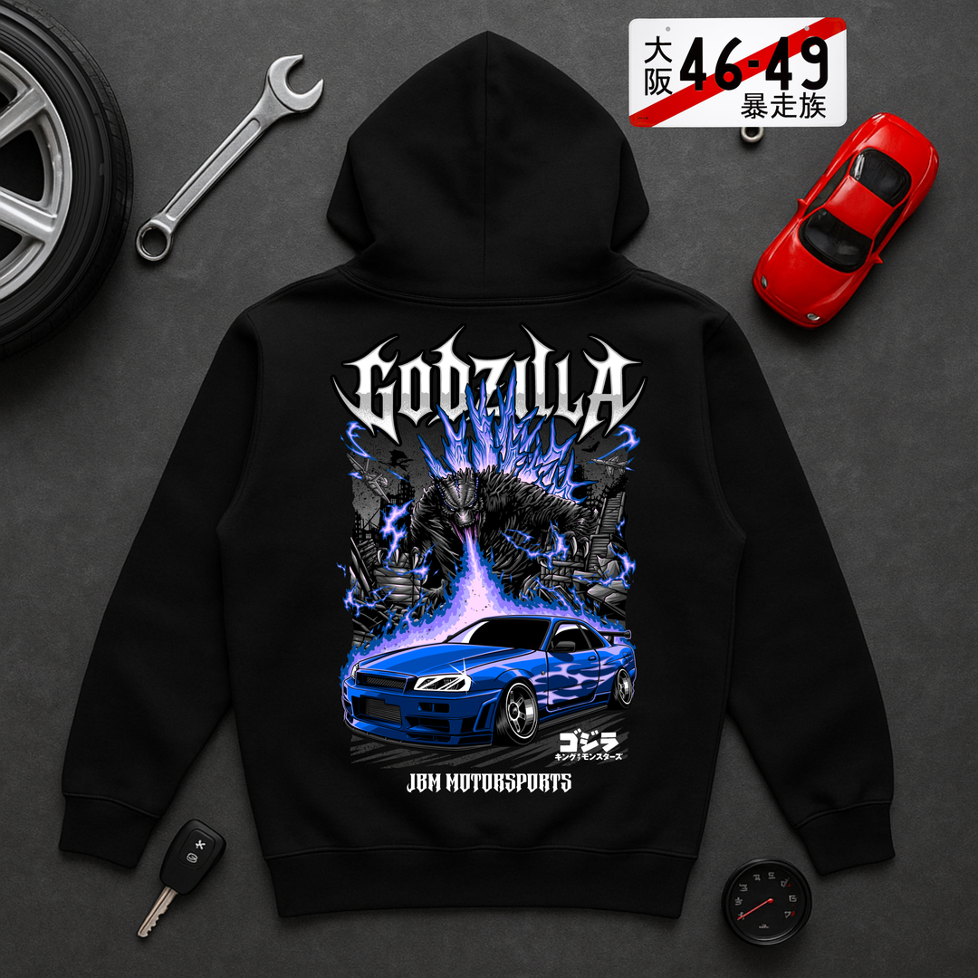 Blue Godzilla | JBM Hoodie