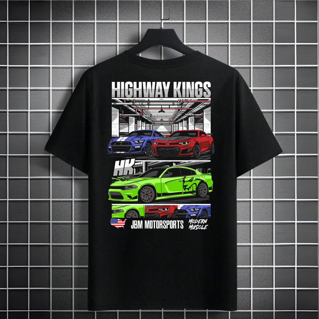 Highway Kings Muscle Car Tshirt