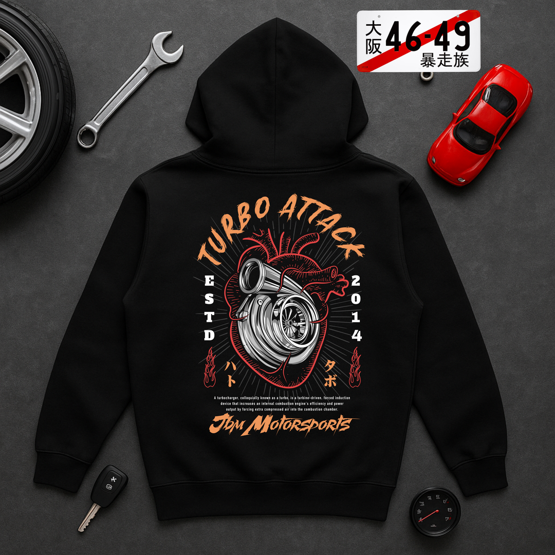 Turbo Attack | JDM Hoodie