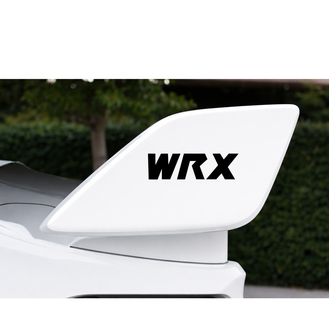 Performance Rear Spoiler Wing Side Overlay Decal Set – Pair (2pc) | Wrx - Sti